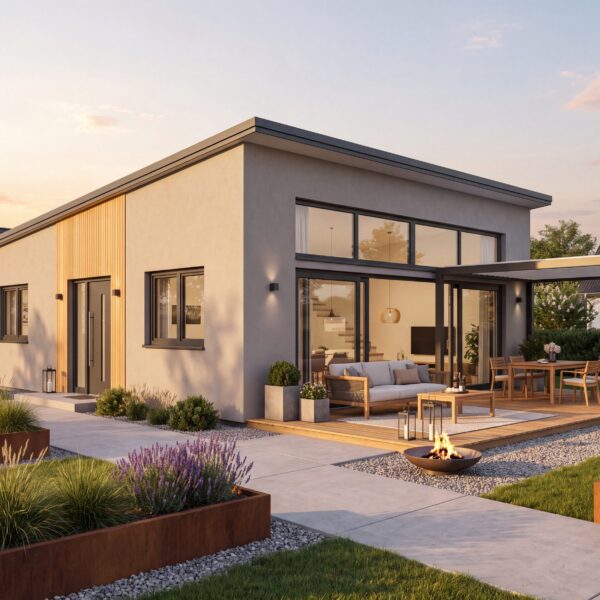 Bungalow Lebensspur