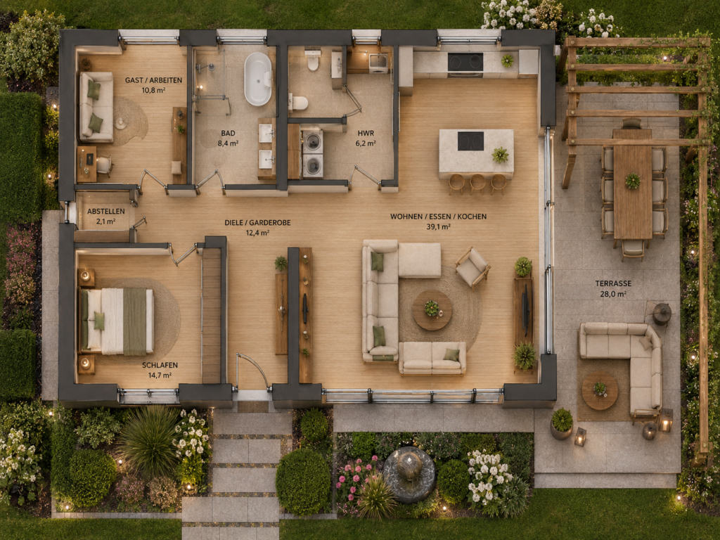Bungalow-Montara-Grundriss