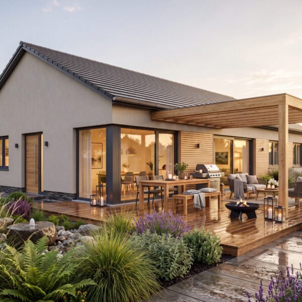 Bungalow Naturfenster