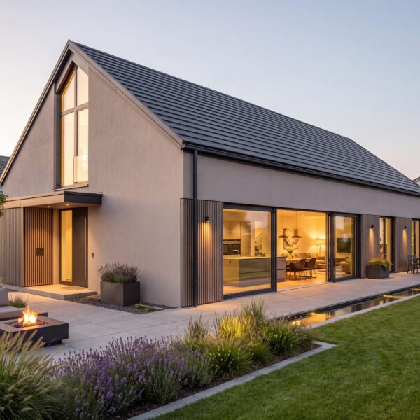Bungalow Panoramafeld