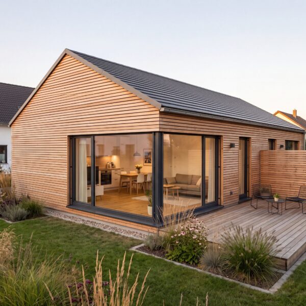 Bungalow Weitwinkel